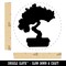 Bonsai Tree Solid Self-Inking Rubber Stamp for Stamping Crafting Planners